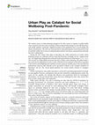 Research paper thumbnail of Urban Play as Catalyst for Social Wellbeing Post-Pandemic