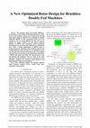 Research paper thumbnail of A new optimized rotor design for brushless doubly fed machines