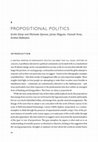 Research paper thumbnail of Propositional politics