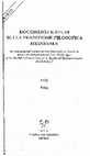 Research paper thumbnail of Ignoranza, desiderio, giudizio. L'Etica Nicomachea nella struttura argomentativa di Monarchia III 3, in "Documenti e studi sulla tradizione filosofica medievale", XIII (2006)