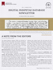 Research paper thumbnail of Digital Indipetae Database - Newsletter