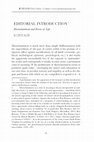 Research paper thumbnail of Chiasma #6: Editor's Introduction – Disenchantment and Forms of Life