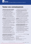 Research paper thumbnail of Testez vos connaissances.