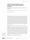 Research paper thumbnail of Análise do Seguro Popular de Saúde mexicano: uma revisão integrativa da literatura