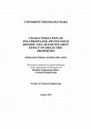 Research paper thumbnail of CHE 697_Research Project 2_Thesis Full Report_Mohd Wishal