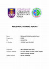 Research paper thumbnail of CPE 670_Industrial Training_Final Report_Mohd Wishal