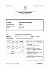 Research paper thumbnail of CPE 675_Wastewater Engineering_Test_Mohd Wishal