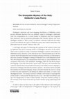 Research paper thumbnail of The Unsayable Mystery of the Holy: Hölderlin’s Late Poetry