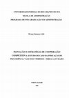 Research paper thumbnail of Inovação e estratégia de cooperação competitiva : estudo de caso da indicação de procedência Vale dos Vinhedos - Serra Gaúcha/RS