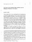 Research paper thumbnail of The Status of the Statistical State: Satellites and the Diffusion of