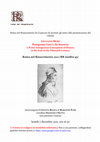 Research paper thumbnail of Invito presentazione volume: Pomponio Leto, "De historia"