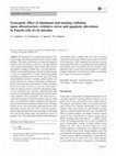 Research paper thumbnail of Synergistic effect of aluminum and ionizing radiation upon ultrastructure, oxidative stress and apoptotic alterations in Paneth cells of rat intestine