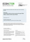 Research paper thumbnail of Diversifying India’s Services Exports through SEZs: Status, Issues and the Way Forward