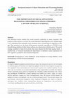 Research paper thumbnail of The Importance of Social Situations Relational Phenomena in Young Children: A Review of Recent Evidence