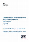 Research paper thumbnail of Hours Spent Building Skills and Employability