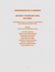 Research paper thumbnail of UNIVERSIDAD DE LA SERENA ESTADO Y SOCIEDAD CIVIL EN CHILE