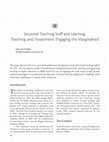 Research paper thumbnail of 8. Sessional Teaching Staff and Learning, Teaching, and Assessment: Engaging the Marginalised