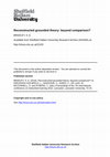 Research paper thumbnail of Reconstructed grounded theory: beyond comparison?