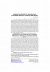 Research paper thumbnail of Başkasi’Nin Ölümü Ve Tragedyanin Katharti̇k Boyutu: Levi̇nasçi Bi̇r Okuma