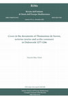 Research paper thumbnail of Cessio in the documents of Thomasinus de Savere, notarius  iuratus and scriba communis in Dubrovnik 1277-1286