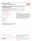 Research paper thumbnail of Learning Networks of Schools: The Key Enablers of Successful Knowledge Communities