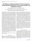 Research paper thumbnail of The Influence of Representation by Works Councils on Organizational Performance of Government Health Care Institutions in Kenya