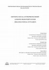 Research paper thumbnail of Defining Social Entrepreneurship: Lessons From Portuguese Organizational Dynamics