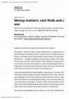 Research paper thumbnail of Review of Stefan Krmnicek, Jérémie Chameroy, Money matters: coin finds and ancient coin use. Bonn: Habelt Verlag, 2019. Pp. vi, 272. ISBN9783774941755 €69,00