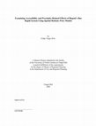 Research paper thumbnail of Examining Accessibility and Proximity-Related Effects of Bogota's Bus Rapid System Using Spatial Hedonic Price Models