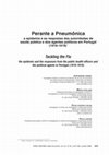 Research paper thumbnail of Perante a Pneumônica: a epidemia e as respostas das autoridades de saúde pública e dos agentes políticos em Portugal (1918-1919)