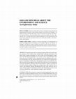 Research paper thumbnail of Old and New Ideas About the Environment and Science: An Exploratory Study