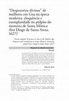 Research paper thumbnail of Despozorios divinos" de mulheres em Goa na época moderna: eloquência e exemplaridade no púlpito do mosteiro de Santa Mônica (frei Diogo de Santa Anna, 1627)