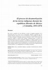 Research paper thumbnail of El proceso de desamortización de las tierras indígenas durante las repúblicas liberales de México y Colombia, 1853-1876