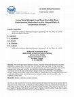 Research paper thumbnail of Long-Term Nitrogen Load from the Little River Experimental Watershed on the Coastal Plain of Southwest Georgia