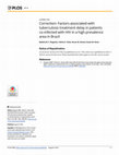 Research paper thumbnail of Correction: Factors associated with tuberculosis treatment delay in patients co-infected with HIV in a high prevalence area in Brazil