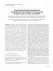 Research paper thumbnail of Hyperthermia During Intraperitoneal Chemotherapy With Paclitaxel or Docetaxel for Ovarian Cancer: Is There Any Benefit?