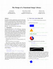 Research paper thumbnail of The Design of a Functional Image Library