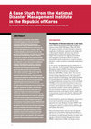 Research paper thumbnail of A case study from the national disaster management institute in the republic of Korea