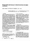 Research paper thumbnail of Photoacoustic spectroscopy of active immobilized chloroplast membranes