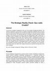 Research paper thumbnail of The Strategy Reality Check-Quo vadis Croatia?