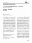 Research paper thumbnail of Computational modeling of material deterioration at various length scales