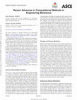 Research paper thumbnail of Recent Advances in Computational Methods in Engineering Mechanics