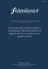 Research paper thumbnail of Il ri-accentramento nell'epoca della ricentralizzazione. Recenti tendenze dei rapporti tra Corte costituzionale e giudici comuni