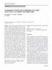 Research paper thumbnail of Accumulation of arsenic and its distribution in rice plant (Oryza sativa L.) in Gangetic West Bengal, India