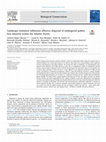 Research paper thumbnail of Landscape resistance influences effective dispersal of endangered golden lion tamarins within the Atlantic Forest