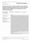 Research paper thumbnail of The Steptoean Positive Carbon Isotope Excursion (SPICE), inorganic aragonite precipitation and sea water chemistry: Insights from the Middle–Late Cambrian Port au Port Group, Newfoundland