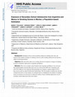 Research paper thumbnail of Exposure of Secondary School Adolescents from Argentina and Mexico to Smoking Scenes in Movies: a Population-based Estimation