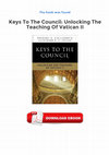 Research paper thumbnail of Keys to the Council: Unlocking the Teaching of Vatican II