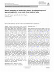 Research paper thumbnail of Human adaptation to biodiversity change: An adaptation process approach applied to a case study from southern India