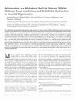 Research paper thumbnail of Inflammation as a Mediator of the Link between Mild to Moderate Renal Insufficiency and Endothelial Dysfunction in Essential Hypertension